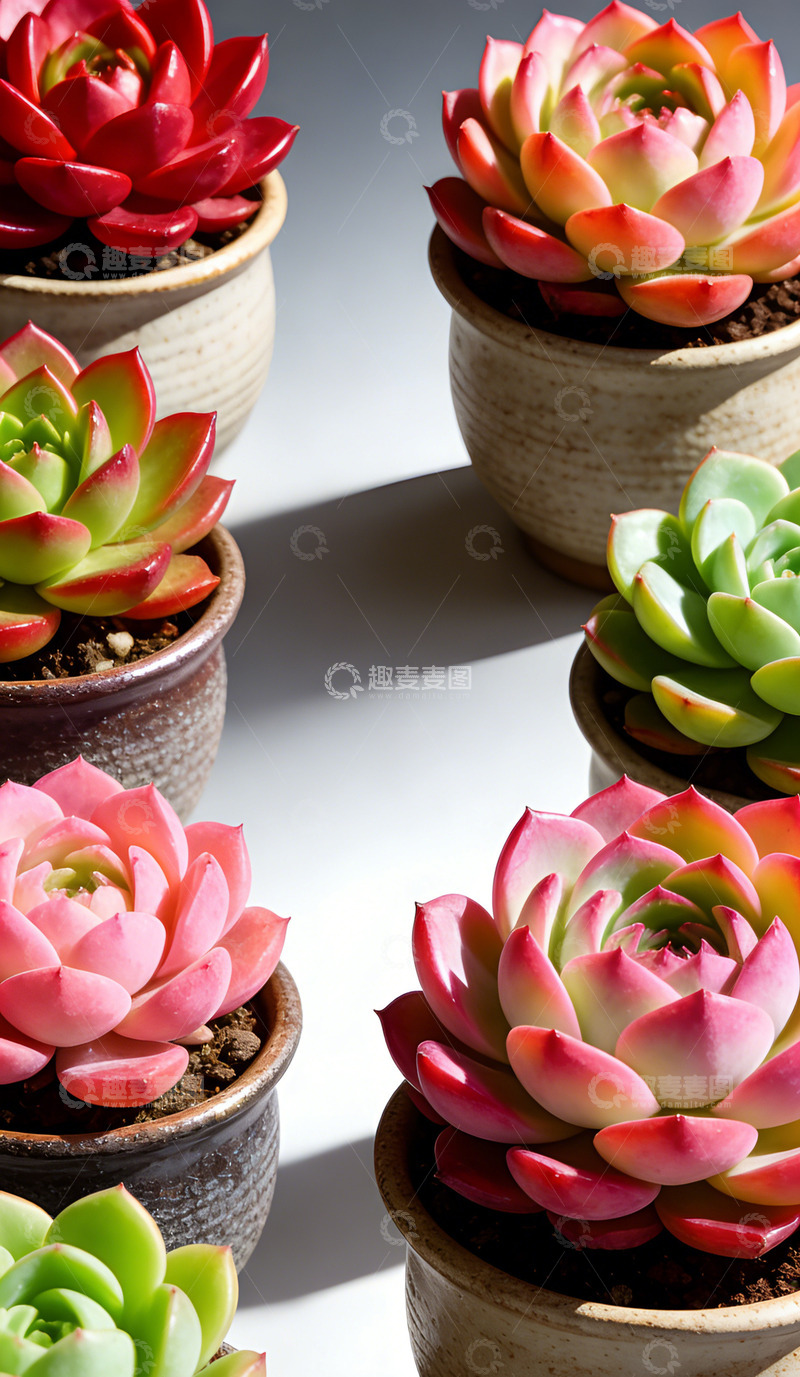 高清大图下载【趣麦麦图】多肉植物盆栽摄影