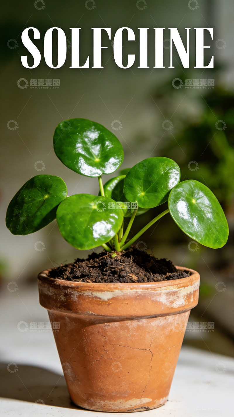 高清大图下载【趣麦麦图】绿意盎然solfcine盆栽