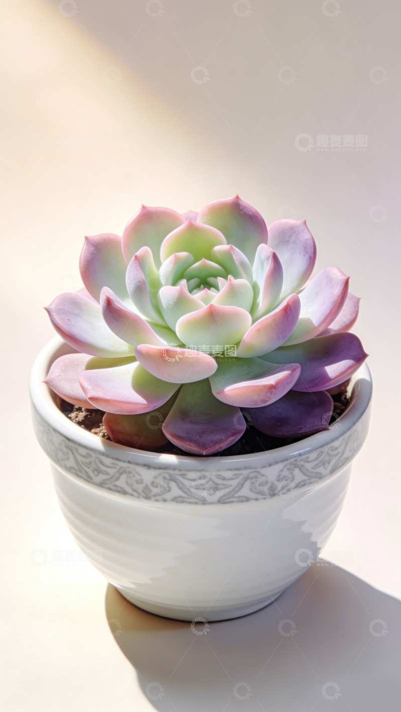 高清大图下载【趣麦麦图】多肉植物盆栽摄影照片