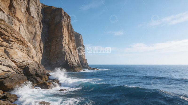 高清大图下载【趣麦麦图】海岸峭壁风光摄影