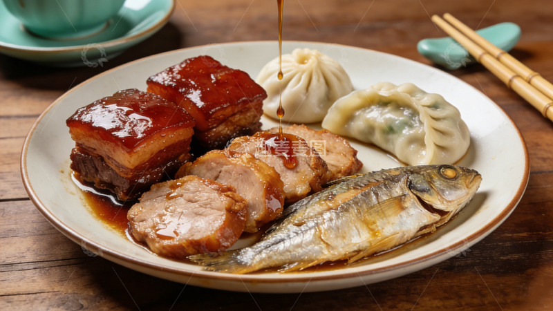 高清大图下载【趣麦麦图】中式美食拼盘