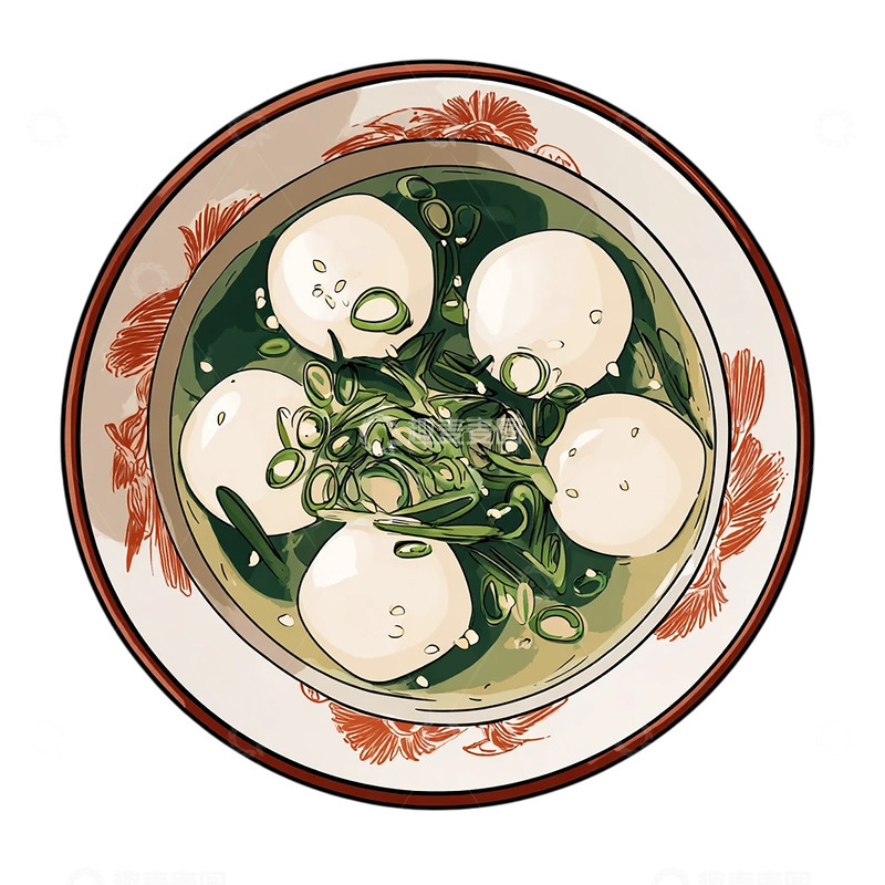 高清大图下载【趣麦麦图】清新汤品中的翠绿奇迹