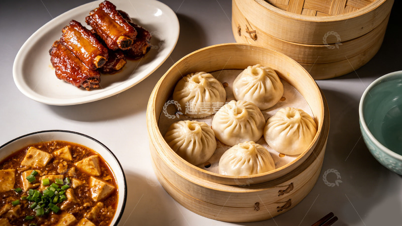 高清大图下载【趣麦麦图】中式美食套餐摄影图