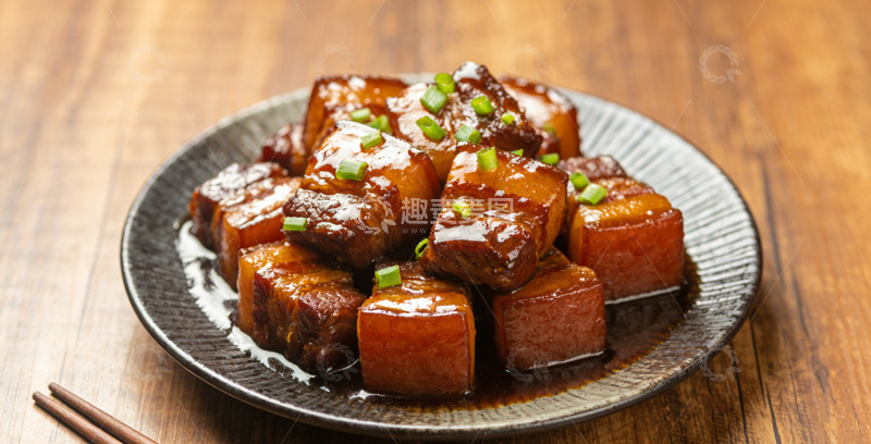 高清大图下载【趣麦麦图】中式美味红烧肉美食摄影