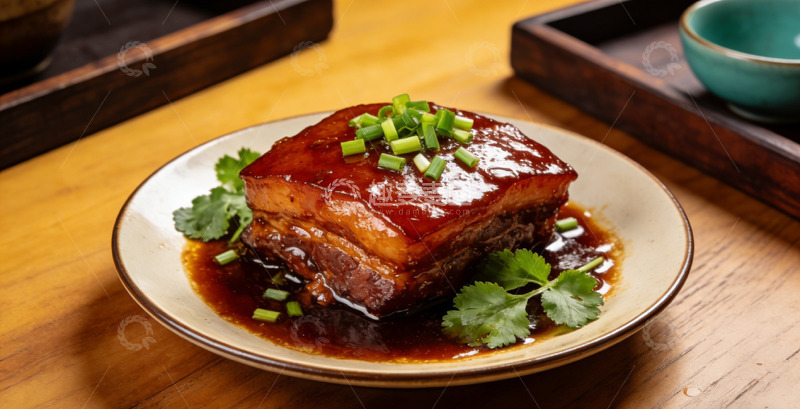 高清大图下载【趣麦麦图】中式红烧肉美食图片