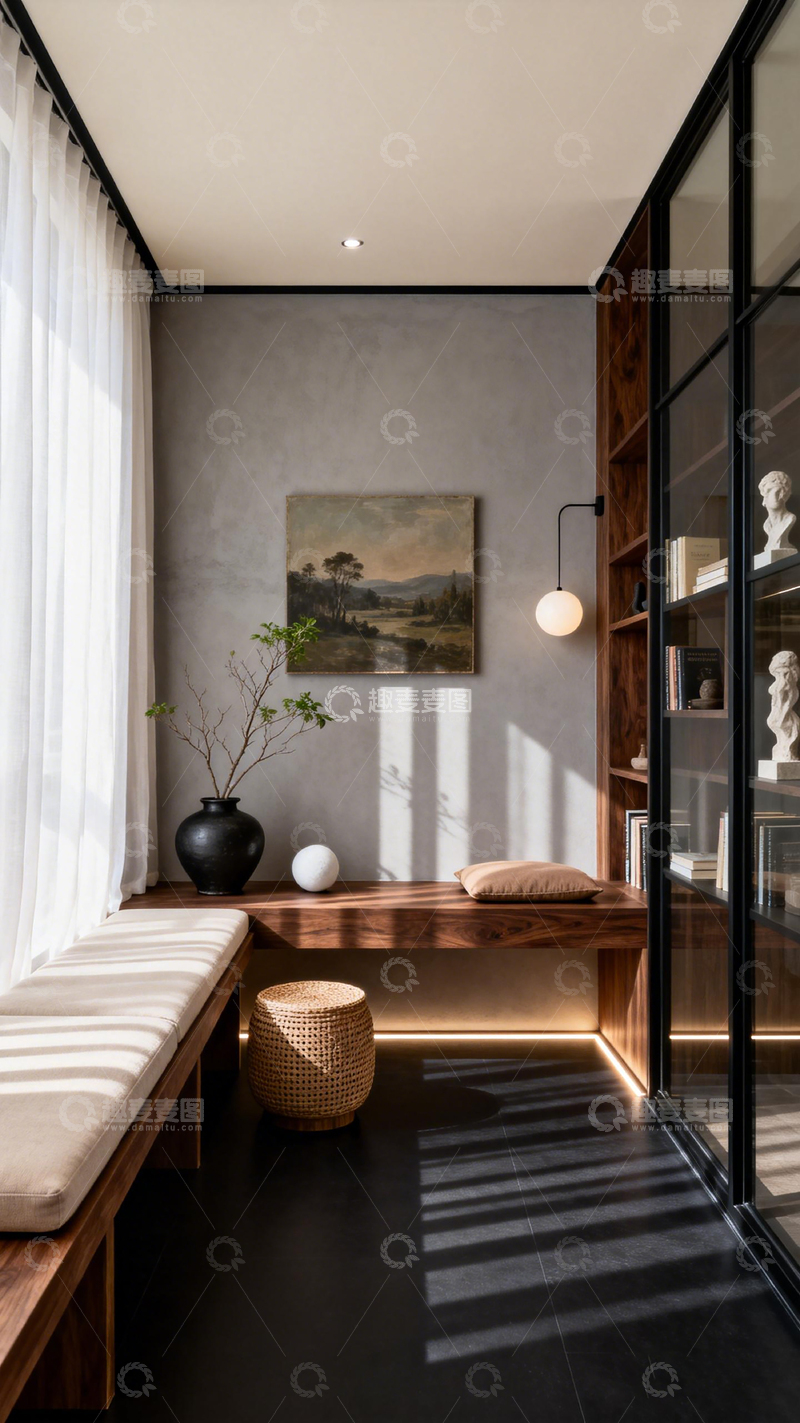 高清大图下载【趣麦麦图】现代简约客厅装饰设计图片