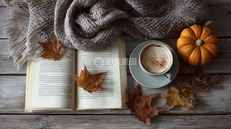 高清大图下载【趣麦麦图】秋日暖阳中的静谧时光