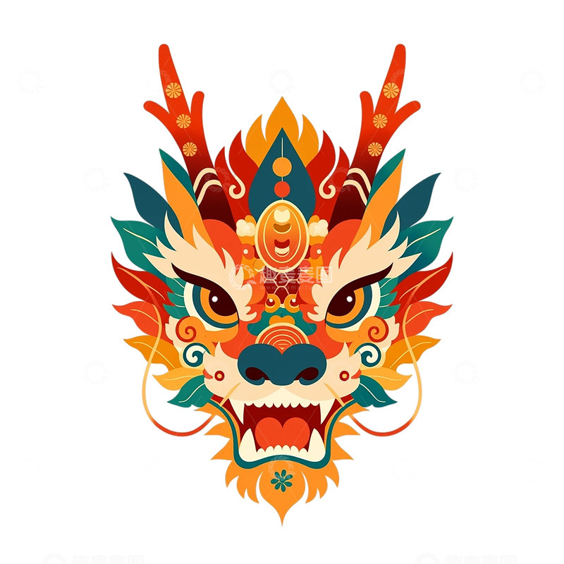 高清大图下载【趣麦麦图】神秘东方龙魂图腾