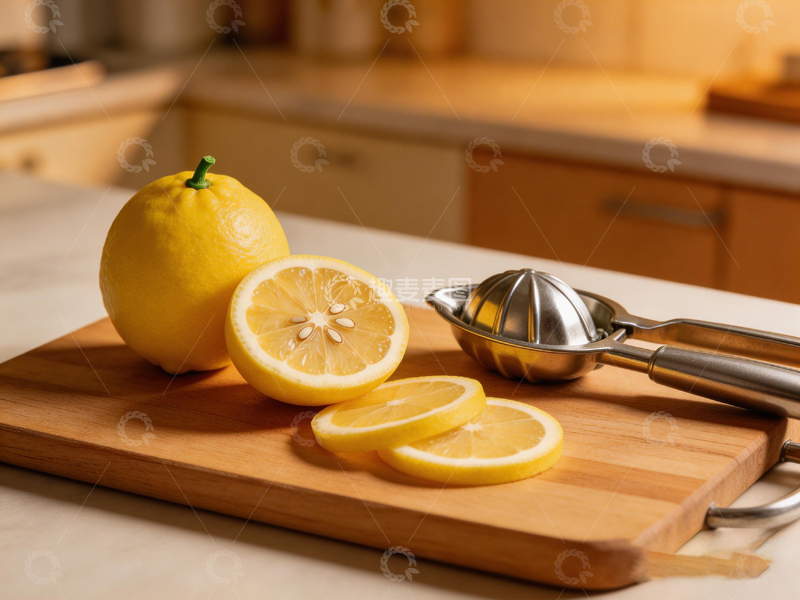 高清大图下载【趣麦麦图】厨房柠檬切片静物摄影