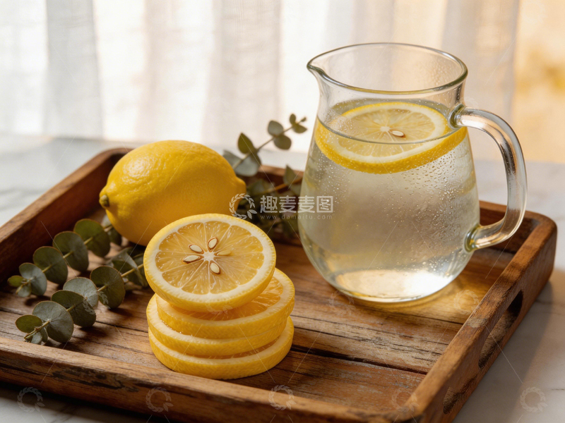 高清大图下载【趣麦麦图】清新柠檬水饮品静物摄影