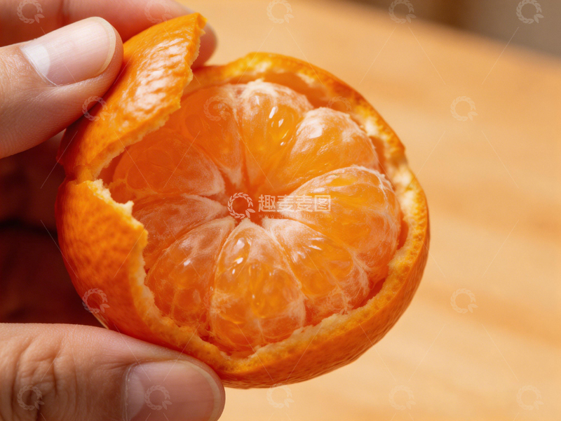 高清大图下载【趣麦麦图】新鲜橘子特写摄影图片