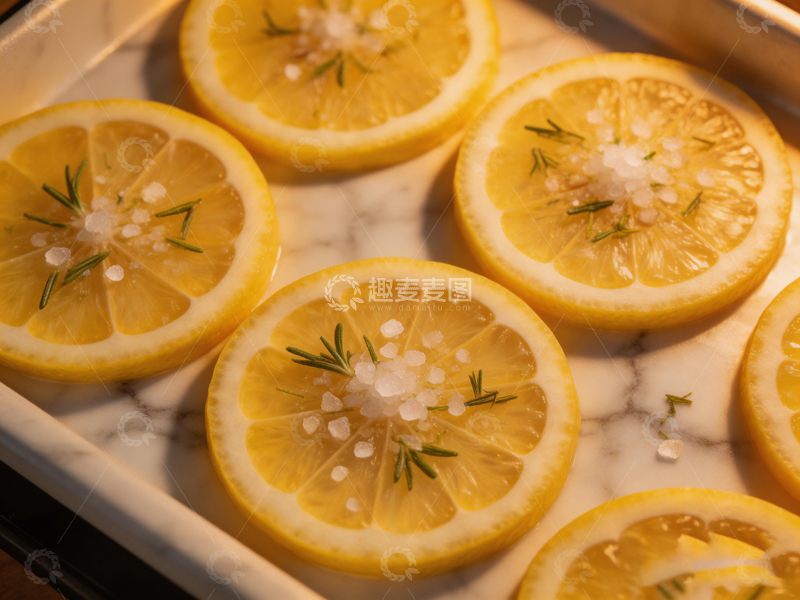 高清大图下载【趣麦麦图】烤柠檬片美食摄影图