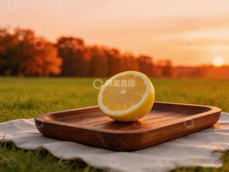 高清大图下载【趣麦麦图】黄昏柠檬静物摄影