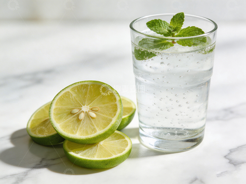 高清大图下载【趣麦麦图】清新夏日饮品柠檬水