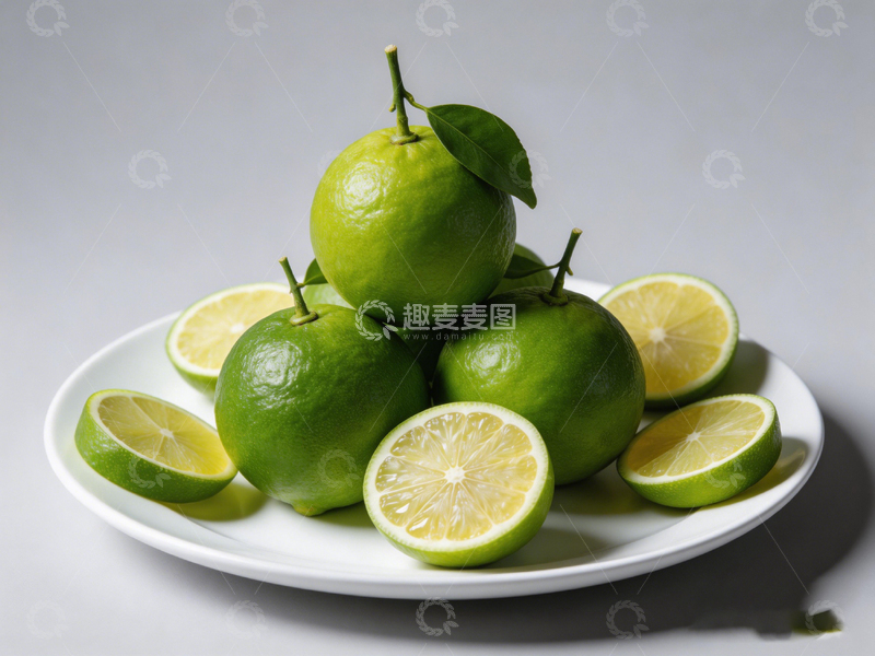 高清大图下载【趣麦麦图】清新绿柠檬美食摄影