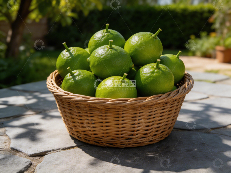 高清大图下载【趣麦麦图】田园风青柠檬篮景