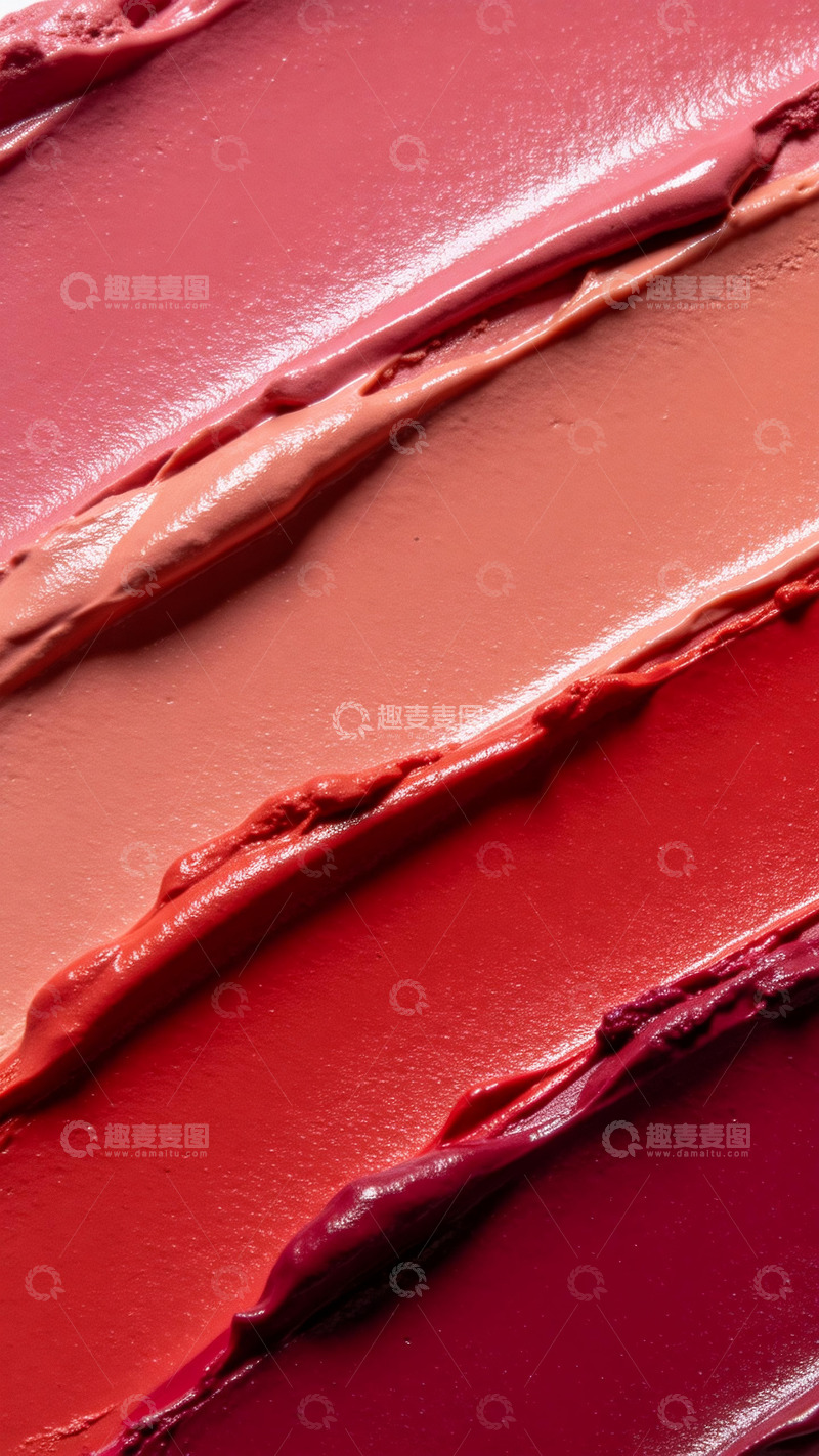 高清大图下载【趣麦麦图】4个色号的口红膏体3