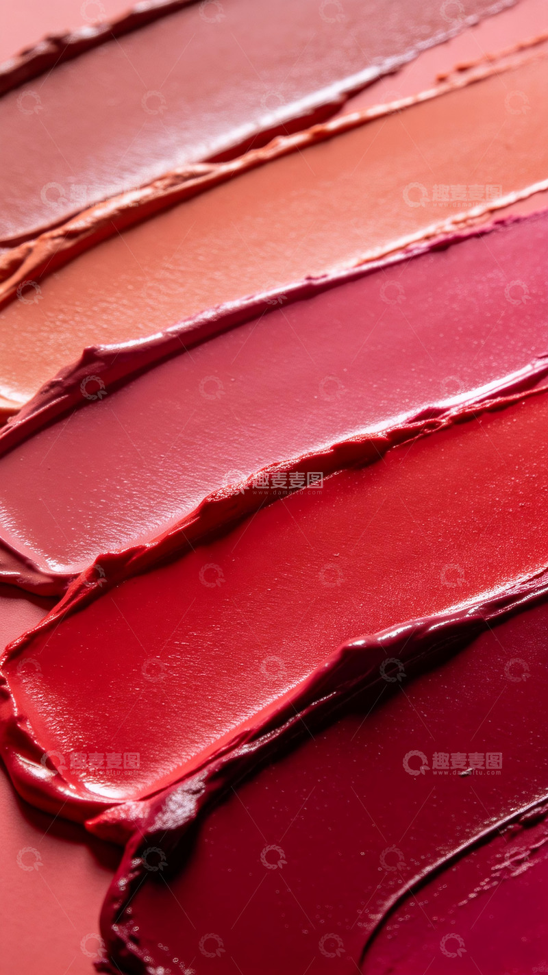 高清大图下载【趣麦麦图】4个色号的口红膏体4