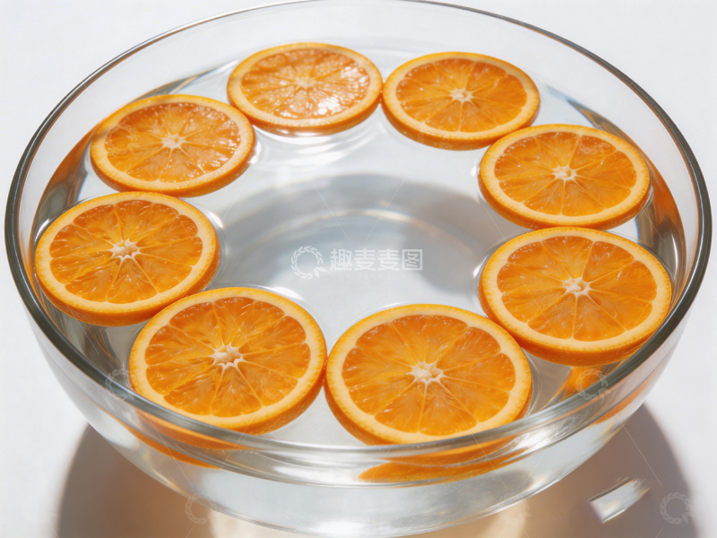 高清大图下载【趣麦麦图】清新橙片水装饰