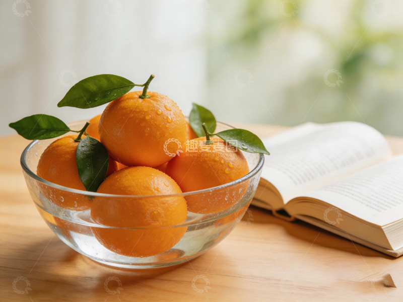 高清大图下载【趣麦麦图】清新自然水果书籍静物摄影