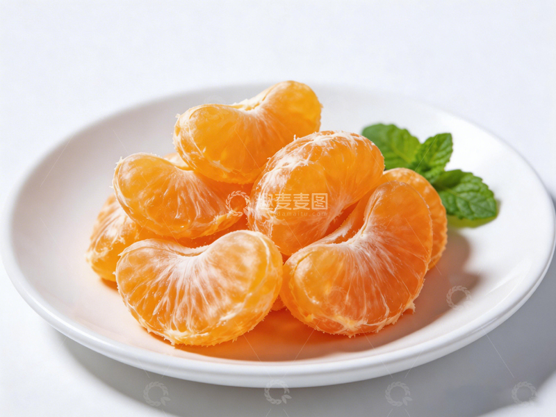 高清大图下载【趣麦麦图】清新橘子水果盘美食摄影