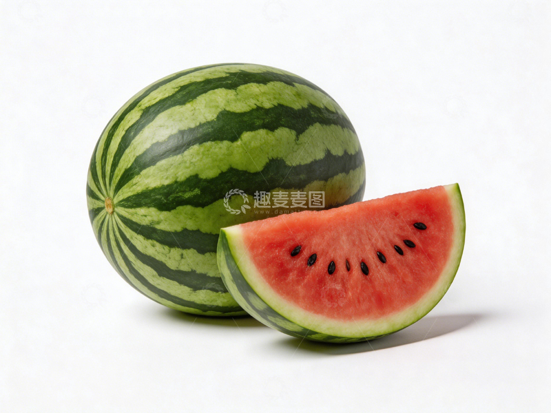 高清大图下载【趣麦麦图】清新夏日西瓜特写摄影