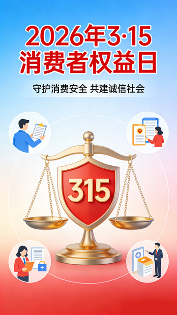 315消费者权益日宣传海报