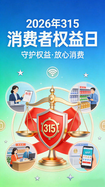 315消费者权益日宣传海报设计素材