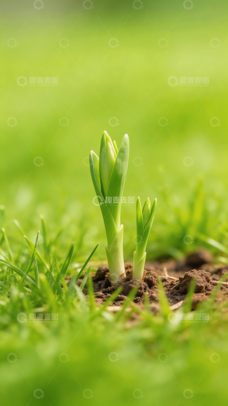 高清大图下载【趣麦麦图】春日里的春芽3