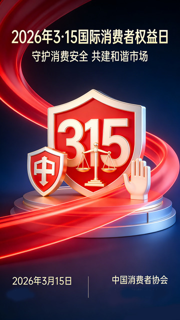 315国际消费者权益日宣传海报