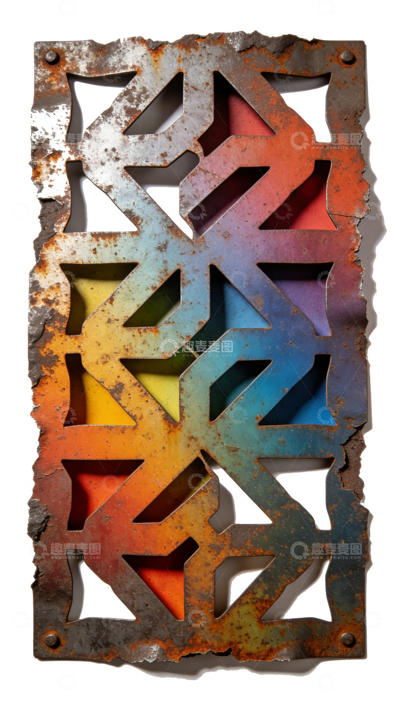 高清大图下载【趣麦麦图】锈蚀艺术装饰板