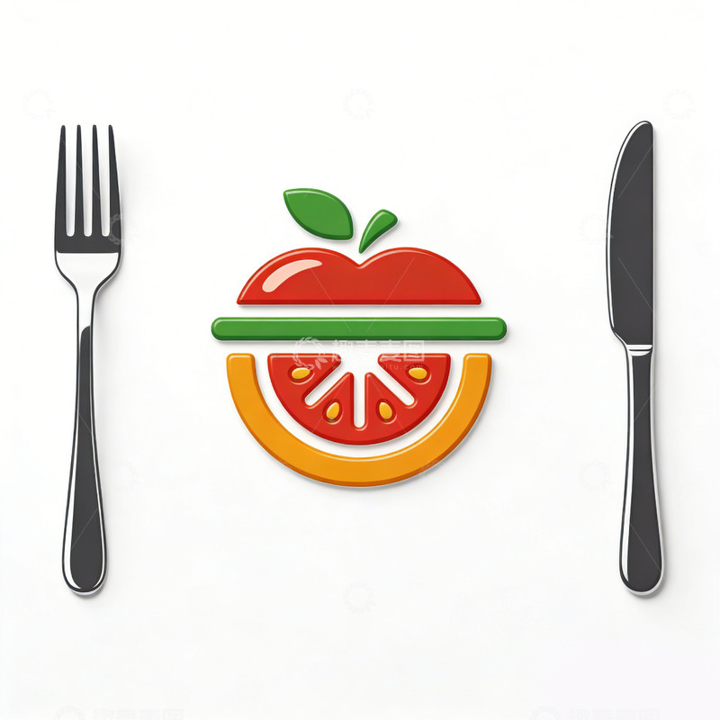 高清大图下载【趣麦麦图】创意水果餐具组合设计