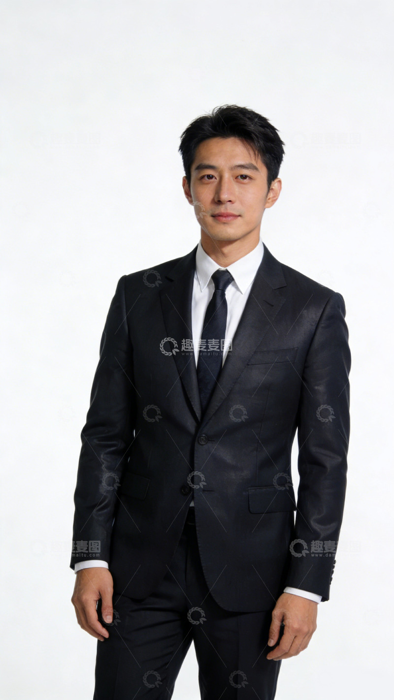 高清大图下载【趣麦麦图】正装男士职业形象照素材