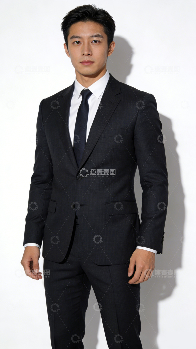 高清大图下载【趣麦麦图】商务帅气正装男性肖像摄影
