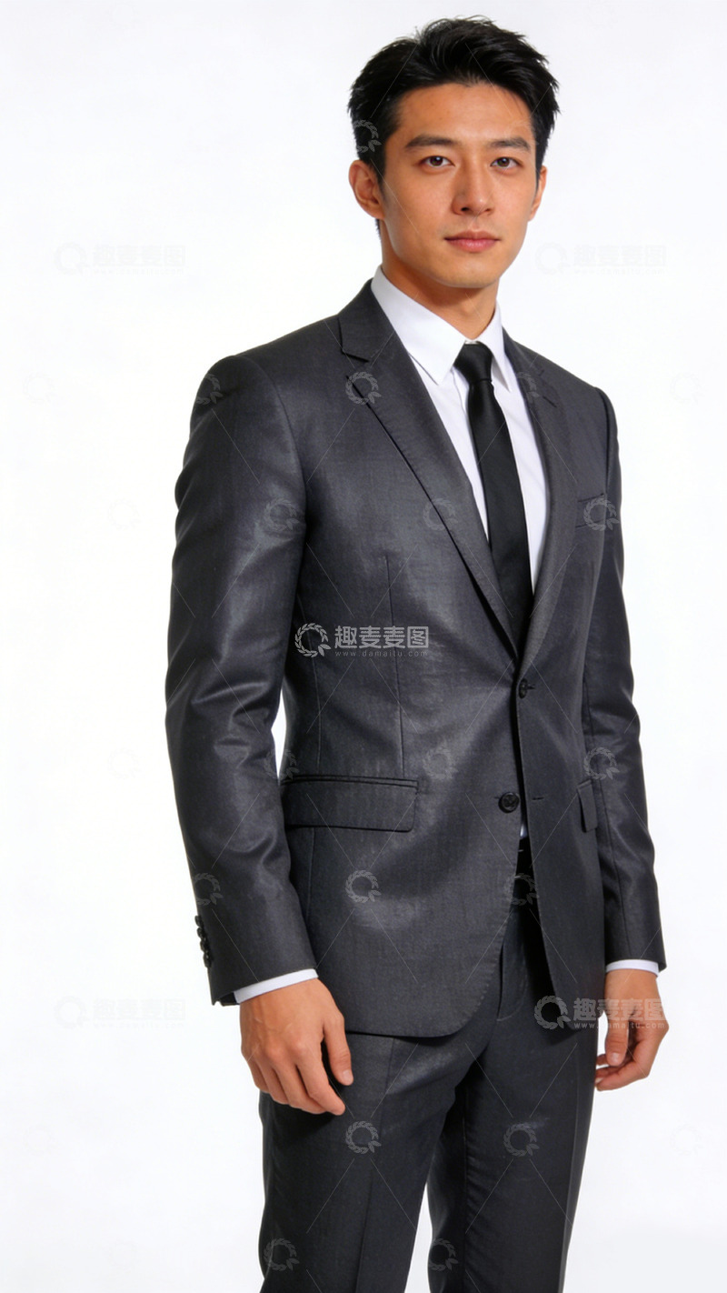 高清大图下载【趣麦麦图】商务男士正装帅气形象照