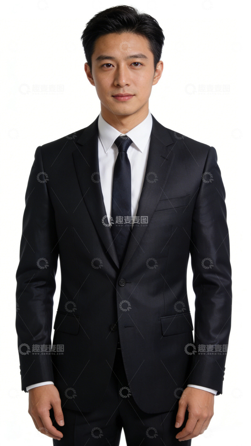 高清大图下载【趣麦麦图】商务正装男士肖像照