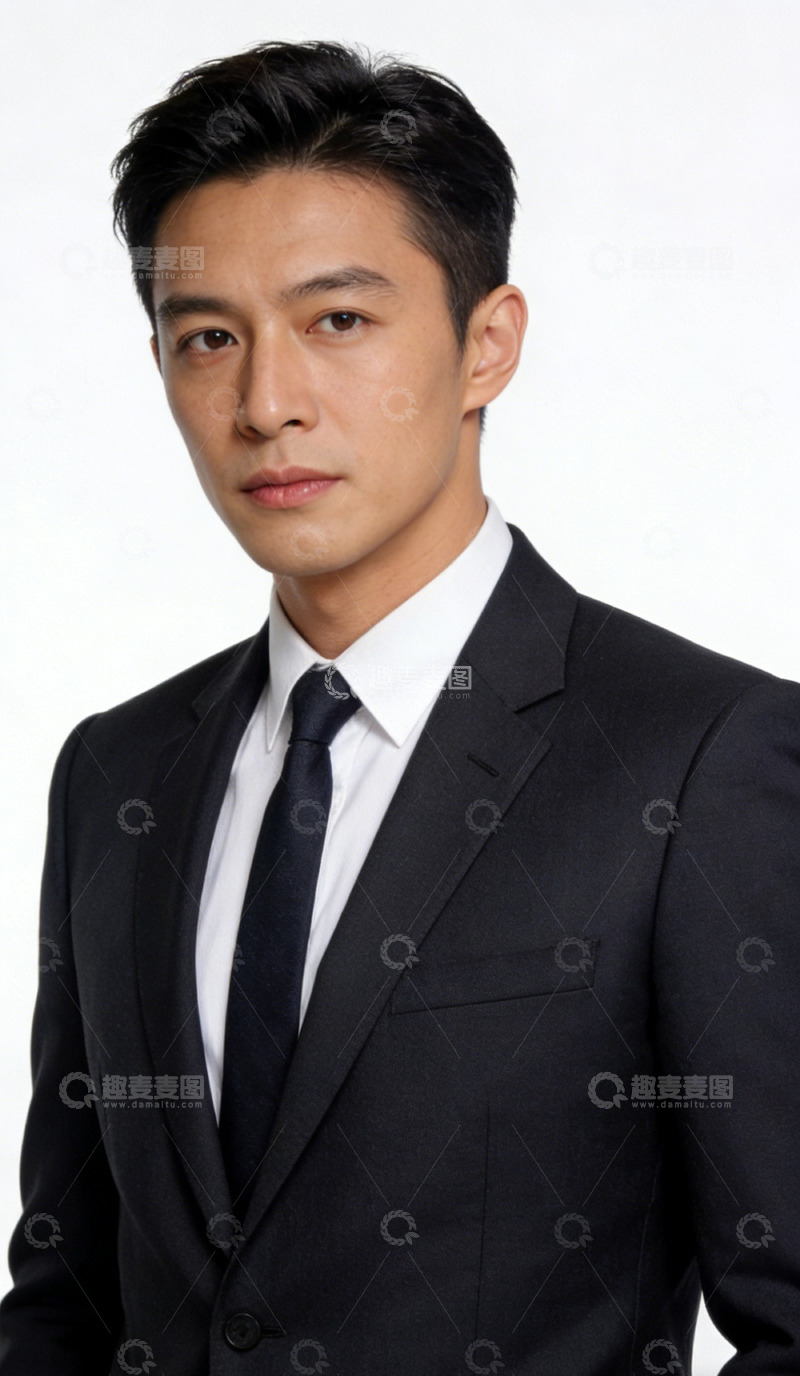 高清大图下载【趣麦麦图】商务男性正装肖像摄影