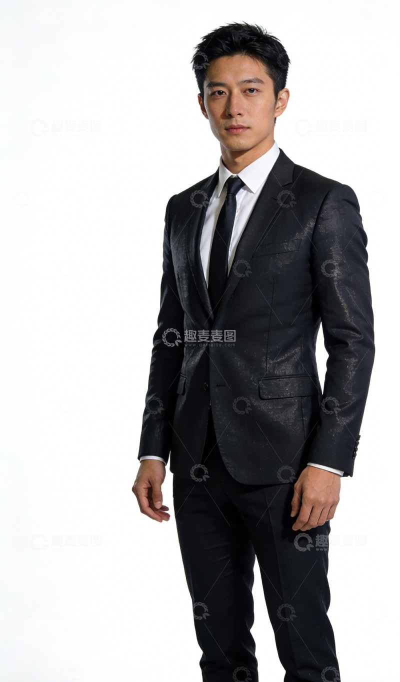 高清大图下载【趣麦麦图】商务帅气正装男士形象照片