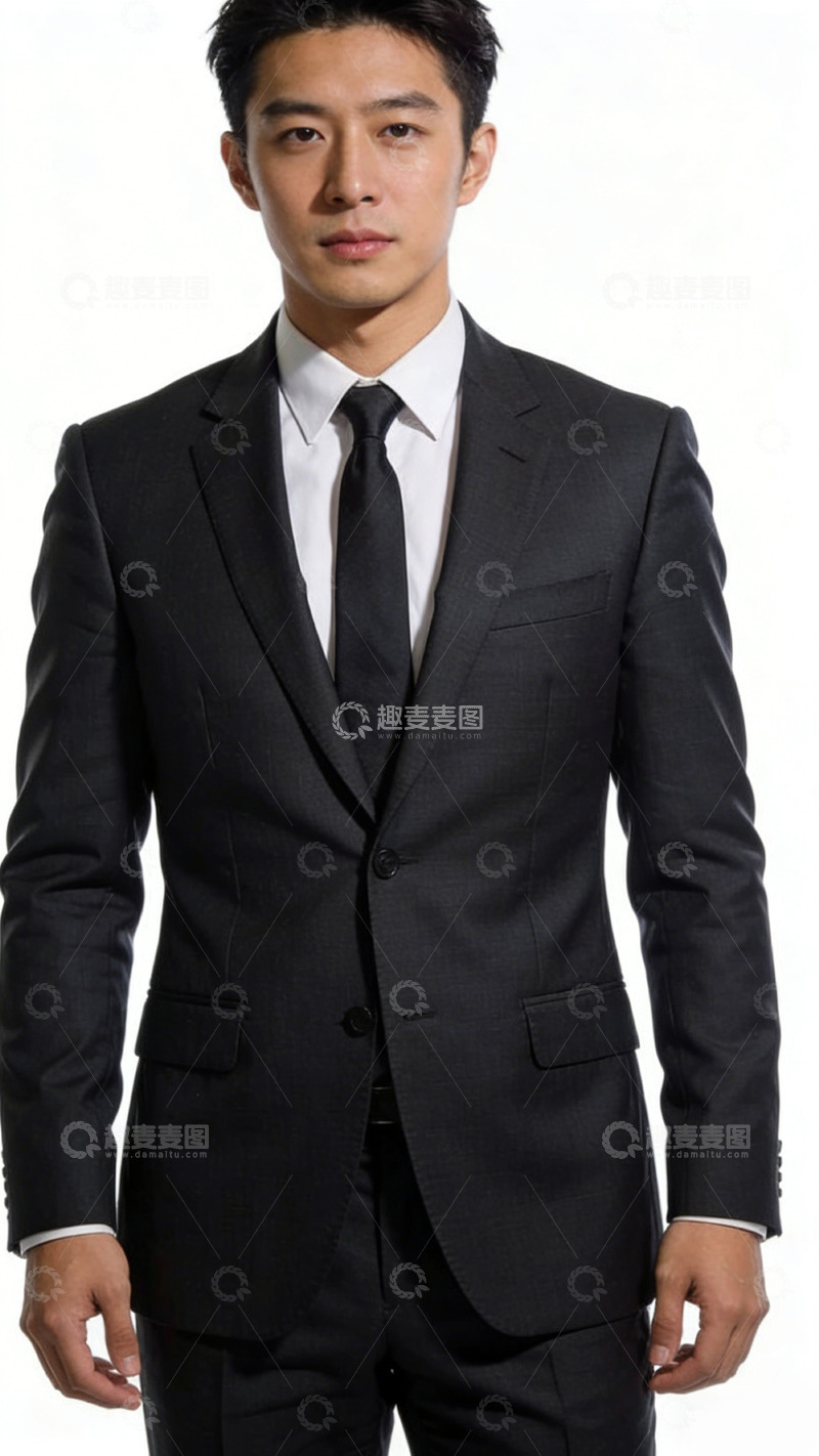 高清大图下载【趣麦麦图】商务帅气男士正装形象照片
