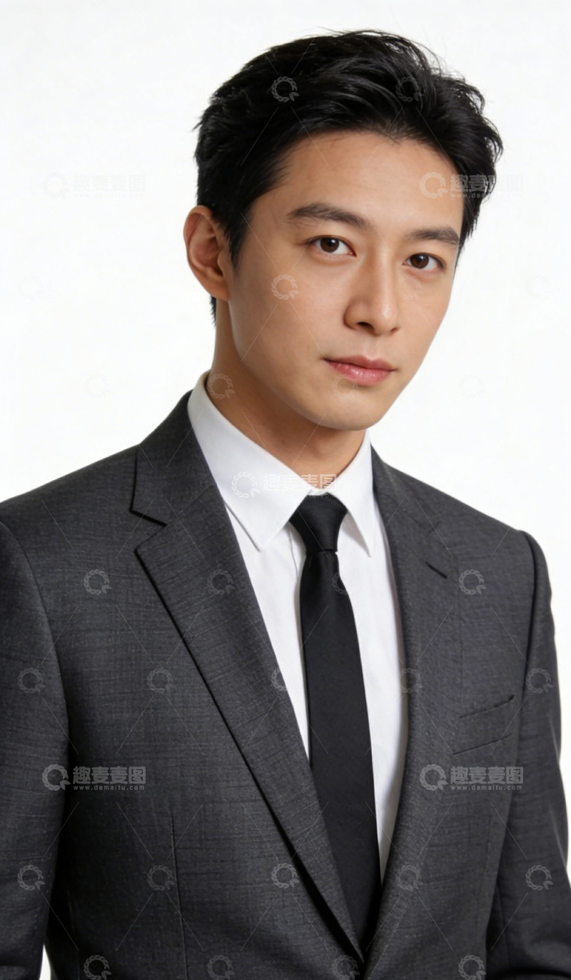 高清大图下载【趣麦麦图】商务男士帅气正装形象照