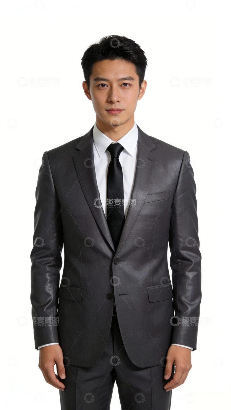 高清大图下载【趣麦麦图】帅气商务正装男士肖像摄影