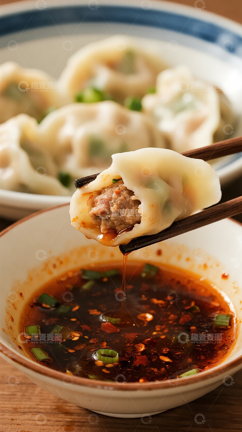 高清大图下载【趣麦麦图】饺子美食摄影图片