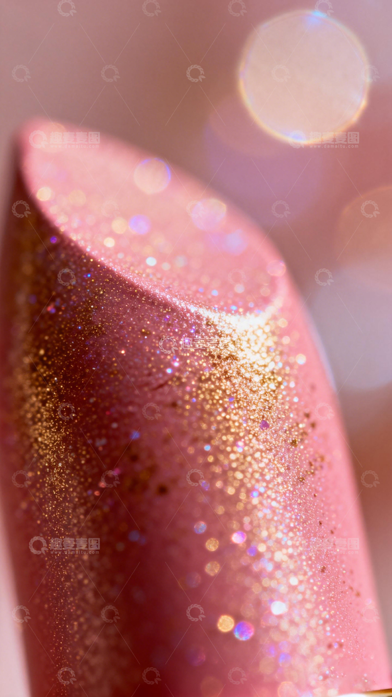 高清大图下载【趣麦麦图】粉色闪光物体特写