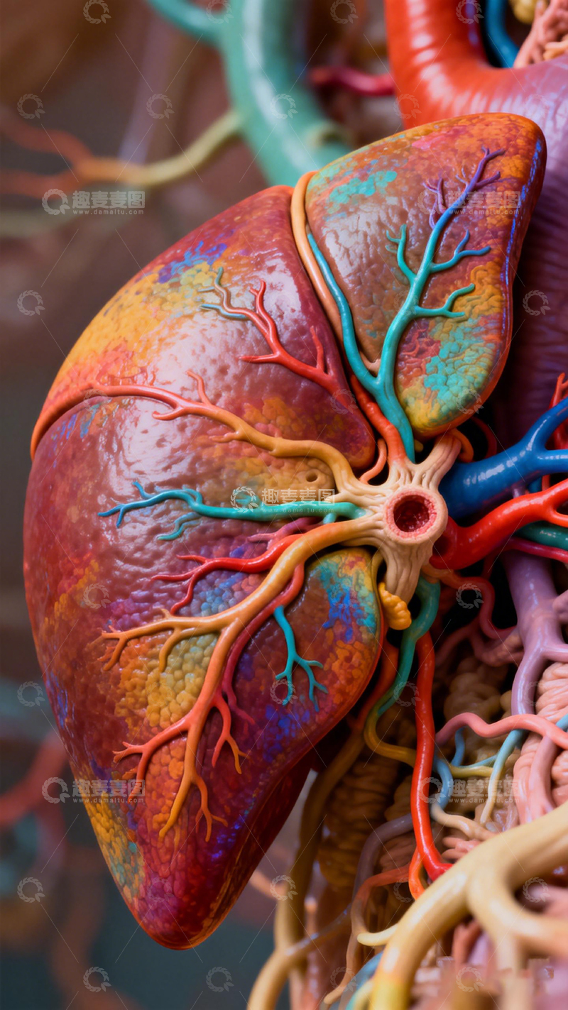 高清大图下载【趣麦麦图】人体器官解剖模型展示