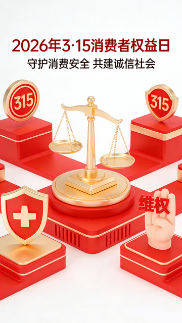 3&middot;15消费者权益日宣传海报设计