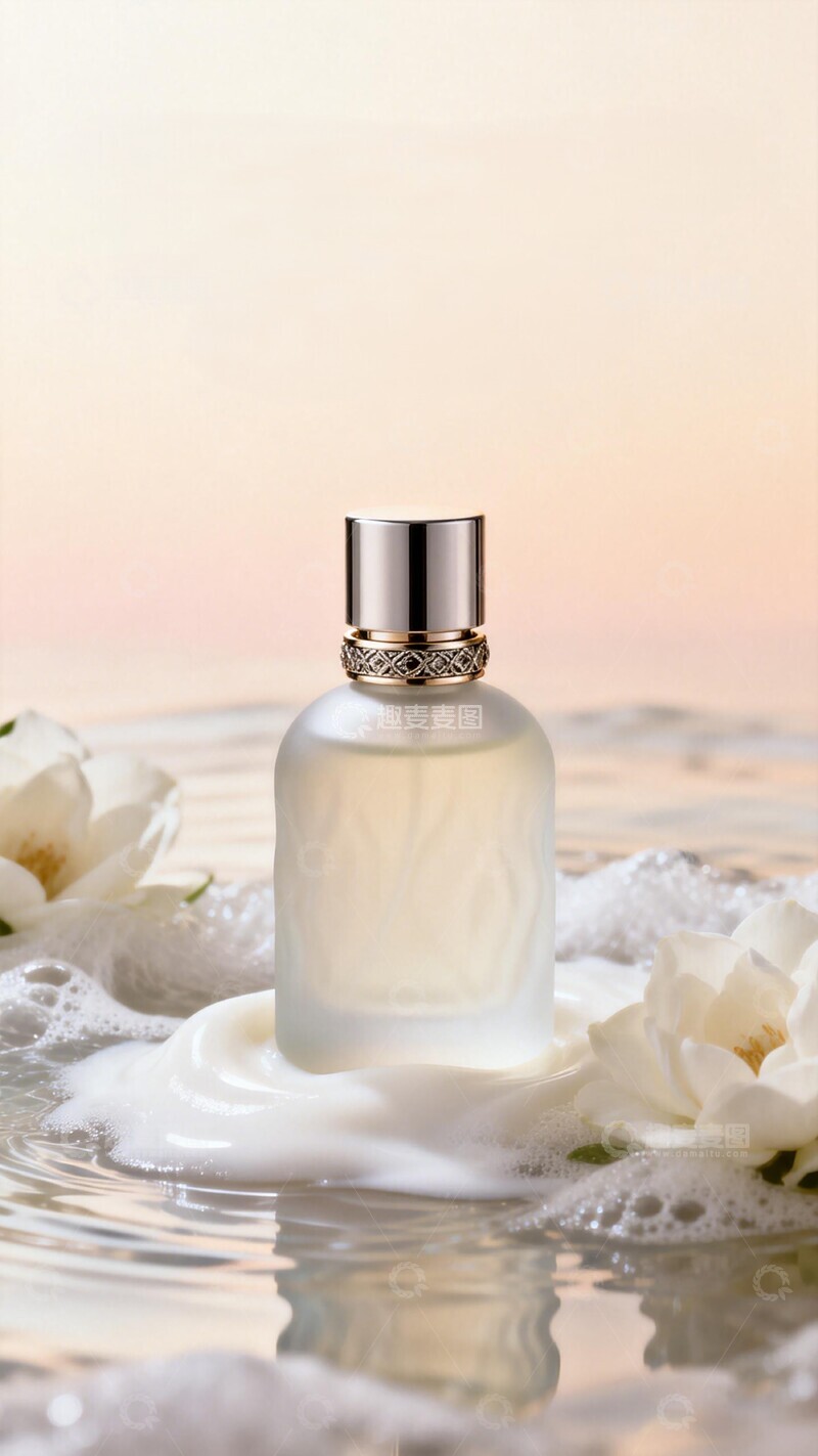 高清大图下载【趣麦麦图】香水瓶花水景摄影