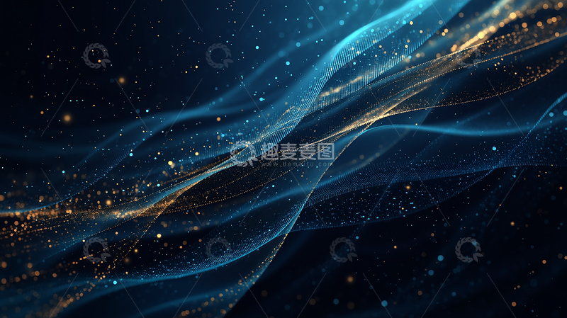 高清大图下载【趣麦麦图】闪耀银河的数字漩涡