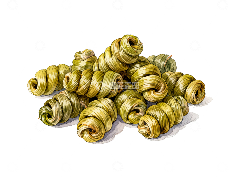 源文件下载【趣麦麦图】插画铁皮石斛枫斗3