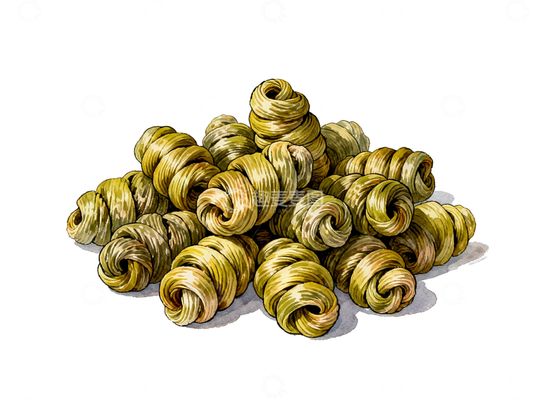 源文件下载【趣麦麦图】插画铁皮石斛枫斗2