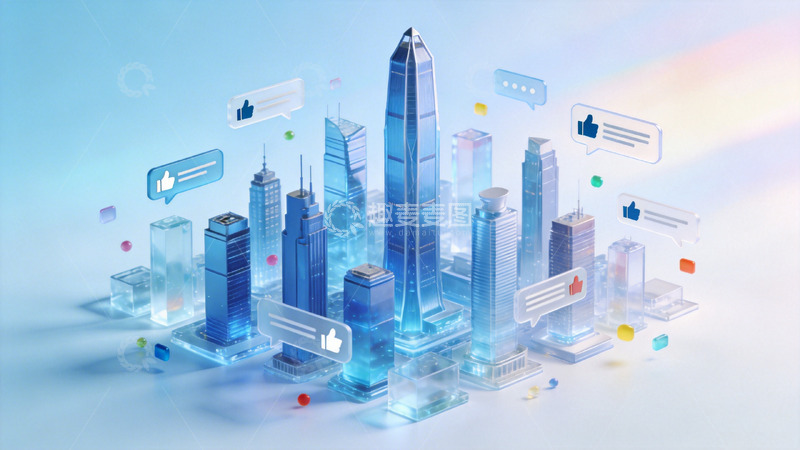 高清大图下载【趣麦麦图】3d立体城市微观场景2